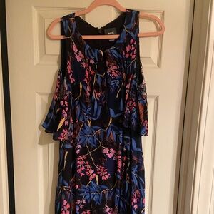 Maeve navy multi color dress Size 14